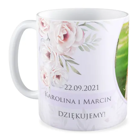 FOTO Kubek biały 330ml ŚLUBNY